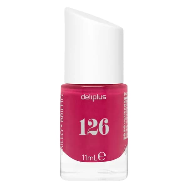 Laca de uñas alto brillo Deliplus 126 magenta - 1 ud - Imagen del producto en Findit