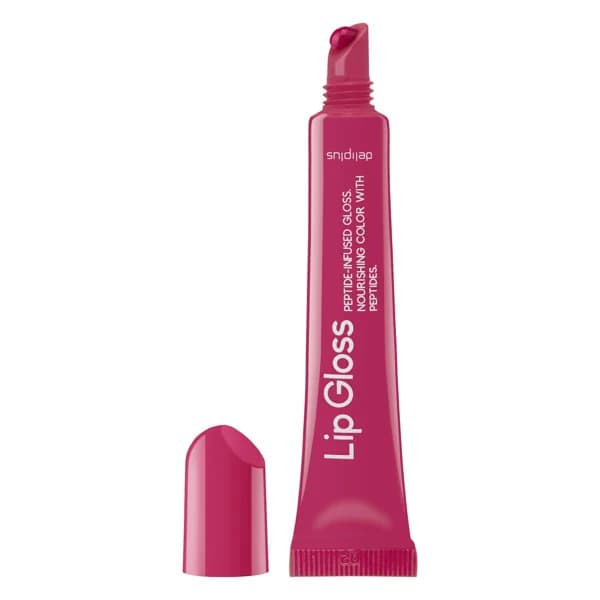Brillo de labios Lip Gloss Deliplus 02 rosa medio con péptidos - 1 ud - Imagen del producto en Findit