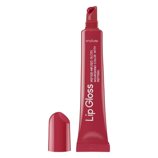 Brillo de labios Lip Gloss Deliplus 03 rosa oscuro con péptidos - 1 ud - Imagen del producto en Findit
