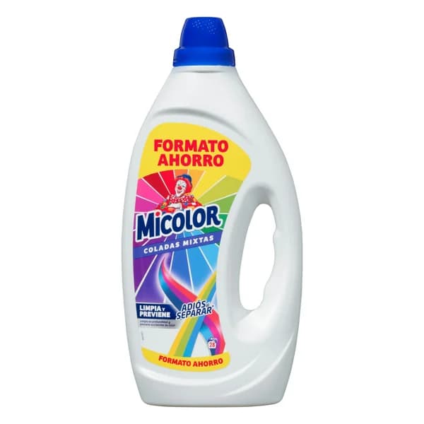 Detergente ropa colada mixta Micolor en gel - 1.26 l - Imagen del producto en Findit