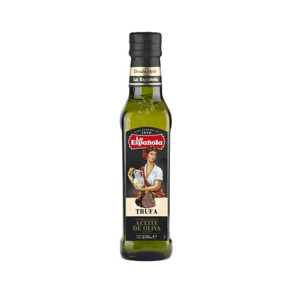 LA ESPAÑOLA Aceite de oliva virgen extra a la trufa blanca botella de 250 ml. - 0.25 l - Imagen del producto en Findit