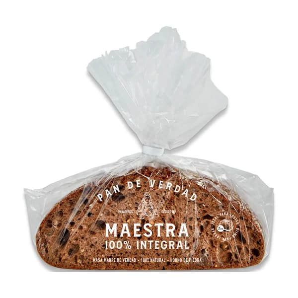 EUROPASTRY Pan de verdad, Maestra 100% integral 450 g. - 0.45 kg - Imagen del producto en Findit