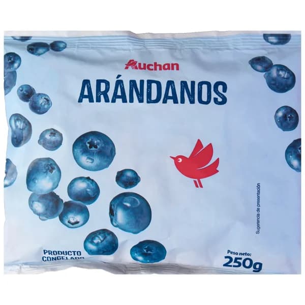 AUCHAN Arándanos congelados 250 g Producto Alcampo. - 0.25 kg - Imagen del producto en Findit