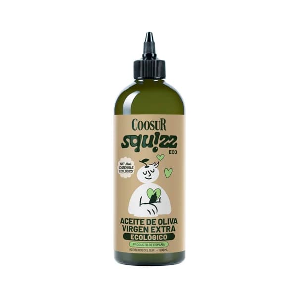 COOSUR Squizz Aceite de oliva virgen extra ecológico AOVE 500 ml - 0.5 l - Imagen del producto en Findit