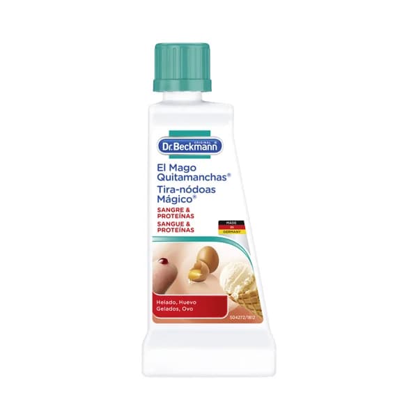 DR. BECKMANN Quitamanchas especial para manchas de sangre, proteínas, helado y huevo 50 ml. - 1 ud - Imagen del producto en Findit