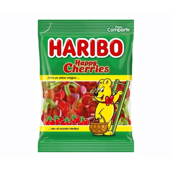 HARIBO Golosina blanda happy cherries 150 gr. - 0.15 kg - Imagen del producto en Findit