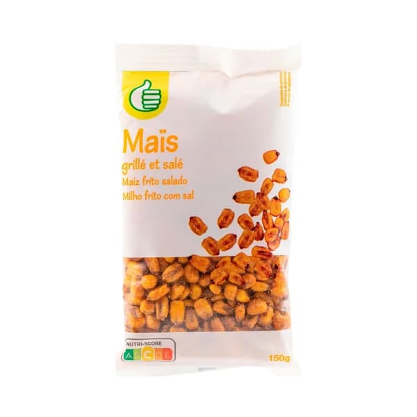 PRODUCTO ECONÓMICO ALCAMPO Maíz frito salado PRODUCTO ECONÓMICO ALCAMPO 150 g. - 0.15 kg - Imagen del producto en Findit