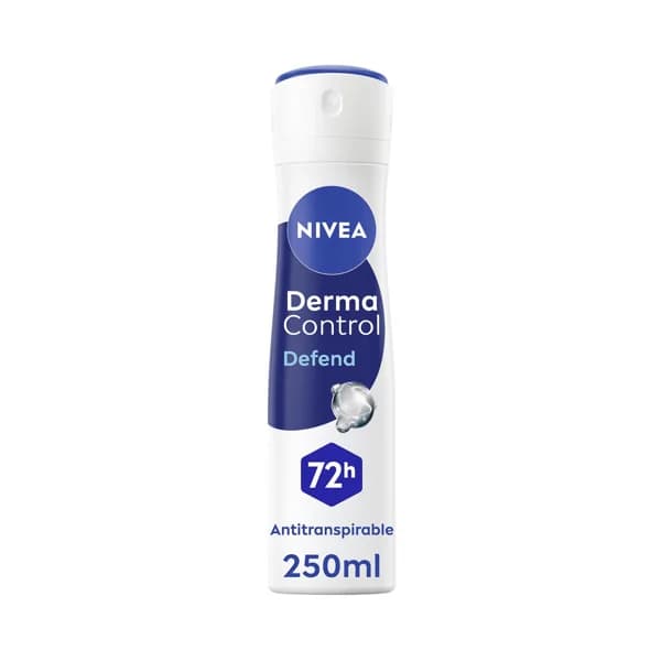 NIVEA Derma control defend Desodorante en spray unisex , antitranspirante hasta 72 horas 250 ml. - 0.25 l - Imagen del producto en Findit