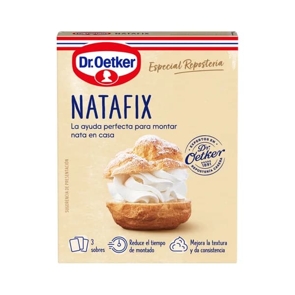 DR. OETKER Preparado de nata para montar Dr. OETKER 30 g. - 1 ud - Imagen del producto en Findit