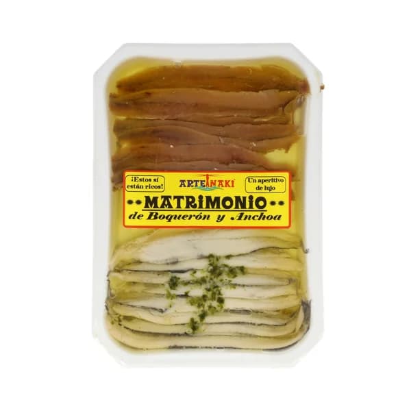 ARTEIÑAKI Matrimonio de anchoas y boquerones Cantábrico 70 g. - 0.07 kg - Imagen del producto en Findit