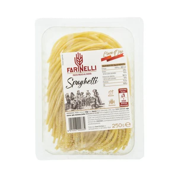 FARINELLI Spaghetti de pasta fresca al huevo FARINELLI Linea oro 250 g. - 0.25 kg - Imagen del producto en Findit