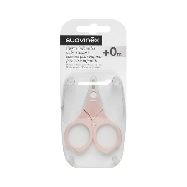 SUAVINEX Tijeritas para uñas de bebé (+0 meses) con punta redondeada y funda protectora. - 1 ud - Imagen del producto en Findit