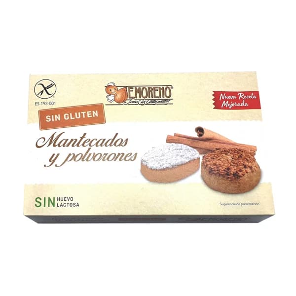 E. MORENO Polvorones y mantecados sin gluten 400 g. - 0.4 kg - Imagen del producto en Findit