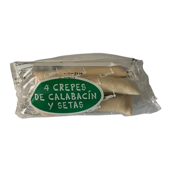 UP Crepes de calabacín y setas 200g - 0.2 kg - Imagen del producto en Findit