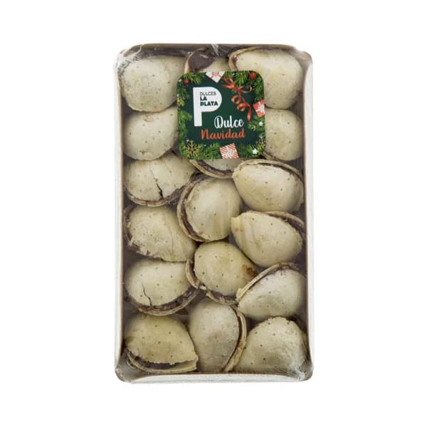 DULCES LA PLATA Almendra rellena de chocolate con cacahuete bandeja 160 g. - 0.16 kg - Imagen del producto en Findit