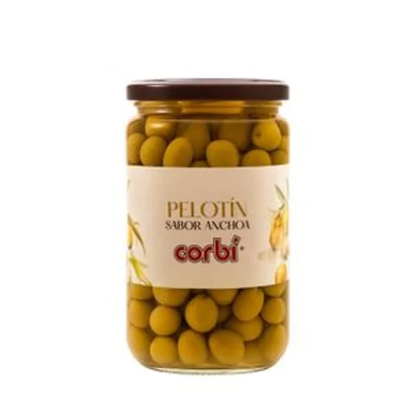 Aceituna Pelotín Sabor Anchoa - 0.32 kg - Imagen del producto en Findit