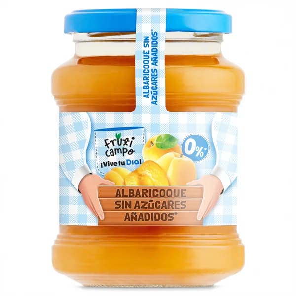 Mermelada de albaricoque 0% sin azúcares añadidos Fruticampo de Dia frasco 330 g - 0.33 kg - Imagen del producto en Findit