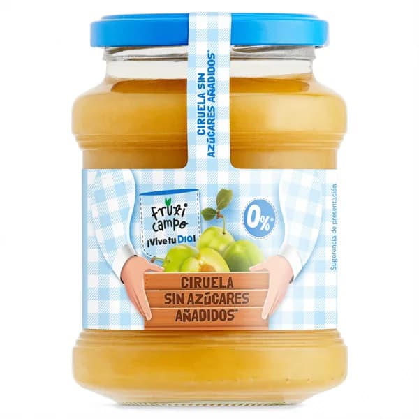 Mermelada de ciruela 0% sin azúcares añadidos Fruticampo de Dia frasco 330 g - 0.33 kg - Imagen del producto en Findit