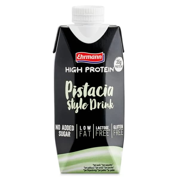 Batido sabor pistacho alto en proteínas Ehrmann brik 330 ml - 0.33 l - Imagen del producto en Findit