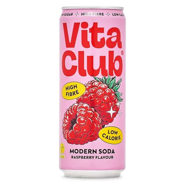 Refresco de frambuesa Vitaclub lata 33 cl - 0.33 l - Imagen del producto en Findit