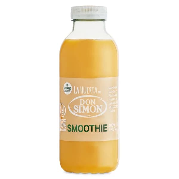 Smoothie manzana, mango y maracuyá 100% natural Don Simón botella 330 ml - 0.33 l - Imagen del producto en Findit