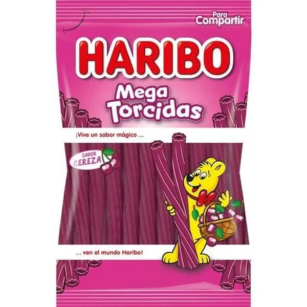 Regaliz Torcida Cereza - 0.2 kg - Imagen del producto en Findit