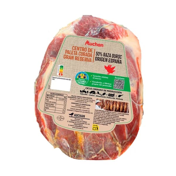 ALCAMPO CULTIVAMOS LO BUENO Paleta Gran Reserva 50% cerdo Duroc centro. - Loncha normal 2 a 3 mm - 1 ud - Imagen del producto en Findit