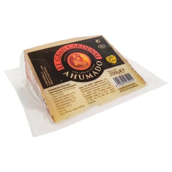EL GRAN CARDENAL Queso mezcla semicurado ahumado - 0.2 kg - Imagen del producto en Findit