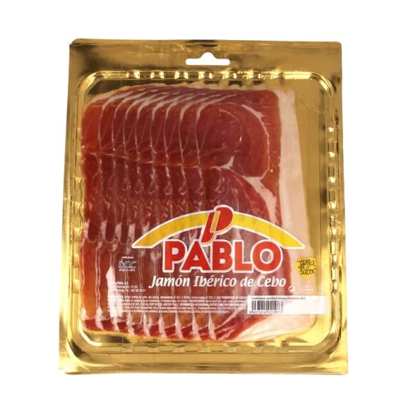 DEHESA DE BARROS Jamón ibérico de cebo (50% raza ibéerica) cortado en lonchas DEHESA DE BARROS 150 g. - 0.15 kg - Imagen del producto en Findit