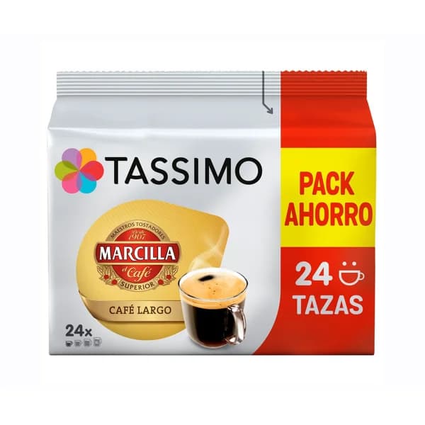 TASSIMO Café cápsulas marcilla largo 24 uds 199 gr. - 0.2 kg - Imagen del producto en Findit