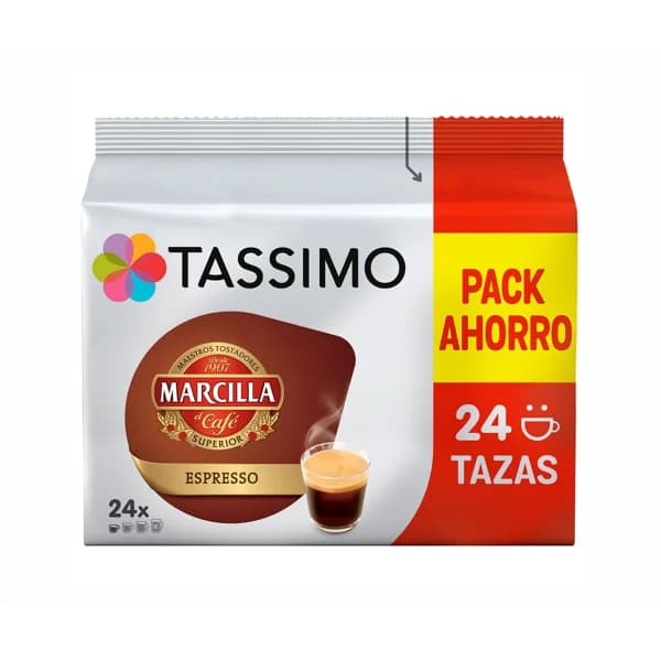 TASSIMO Café cápsulas marcilla espresso 24 uds 178 gr. - 0.18 kg - Imagen del producto en Findit