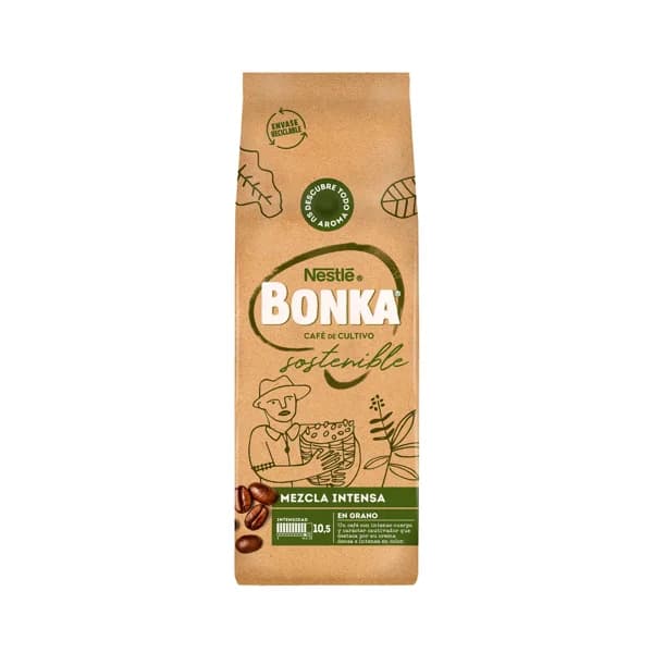 BONKA Café en grano mezcla intensa 500 g. - 0.5 kg - Imagen del producto en Findit