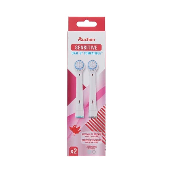 PRODUCTO ALCAMPO Sensitive Cabezales de recambio para cepillo de dientes eléctrico 2 uds. - 1 ud - Imagen del producto en Findit