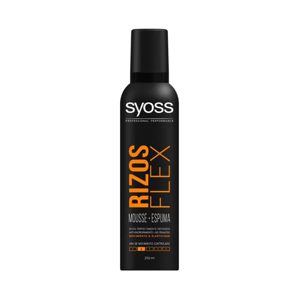 SYOSS Espuma con textura mousse para unos rizos perfectos y sin sensación de apelmazado SYOSS Rizos flex 200 ml. - 0.25 l - Imagen del producto en Findit