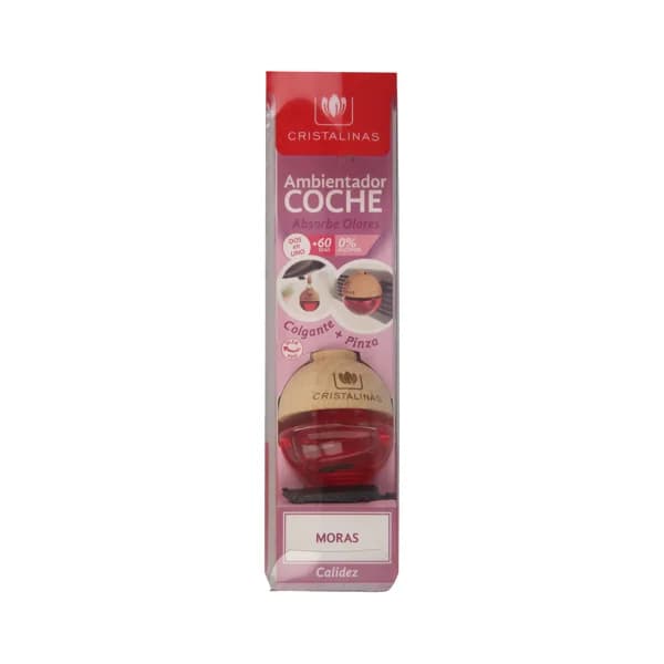 CRISTALINAS Ambientador moras coche - 1 ud - Imagen del producto en Findit