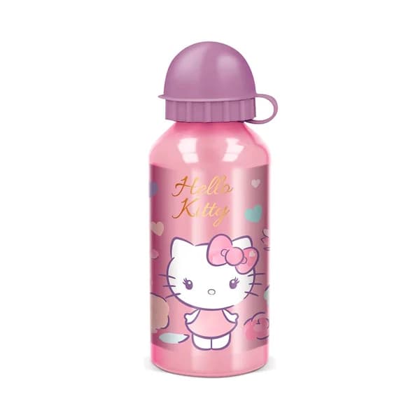 Botella de aluminio pequeña de Hello Kitty de 400ml, STOR - 1 ud - Imagen del producto en Findit