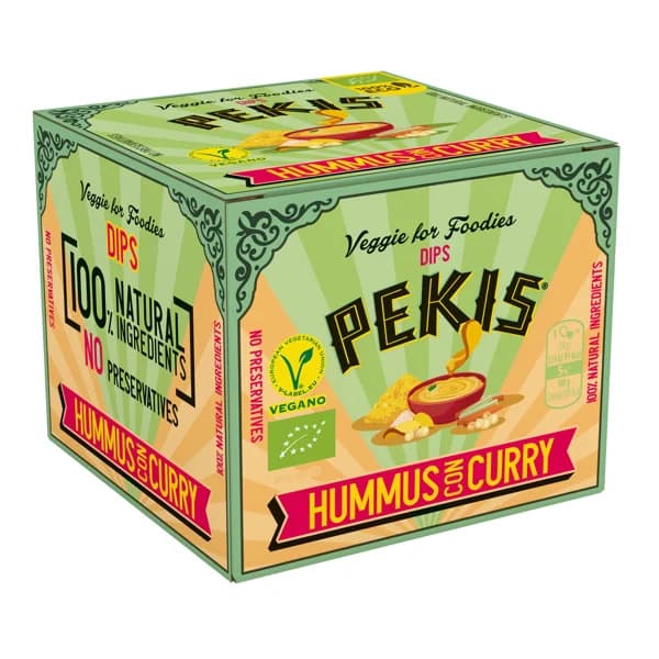 PEKIS Humus con curry ECO 200 g - 0.2 kg - Imagen del producto en Findit