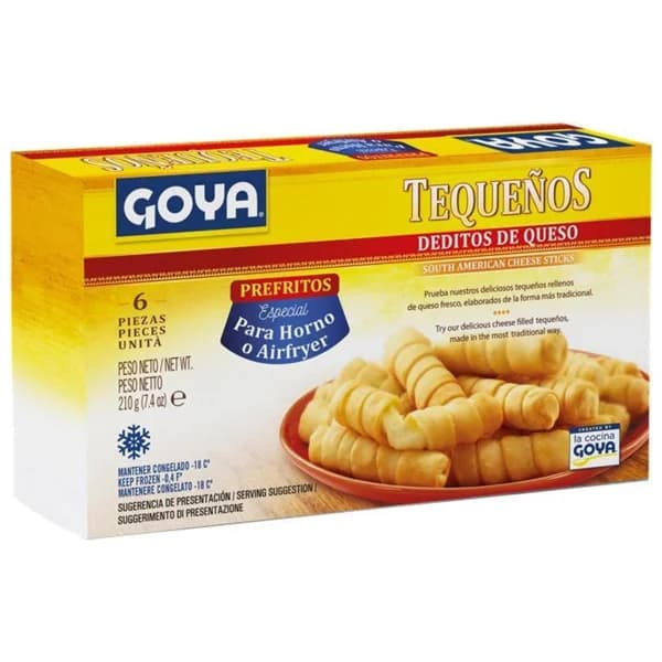 GOYA Tequeños rellenos de queso fresco, prefritos y congelados 6 uds. - 0.21 kg - Imagen del producto en Findit