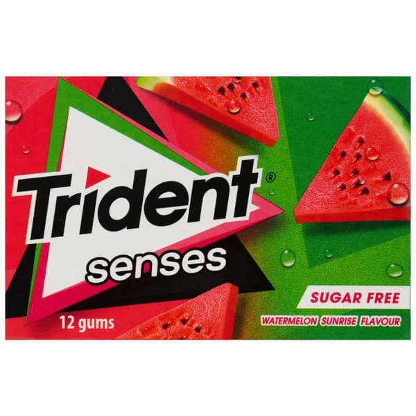 TRIDENT SENSES Chicles tableta sabor sandía 23 g. - 1 ud - Imagen del producto en Findit