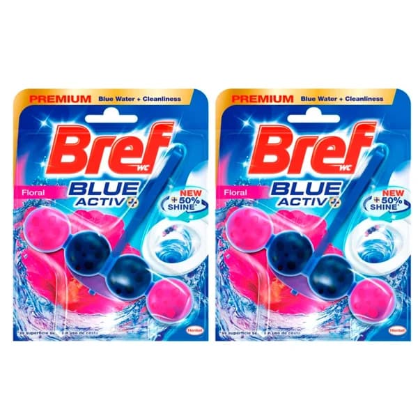 BREF Pastillas para WC poder activo floral 2X50g - 0.1 kg - Imagen del producto en Findit