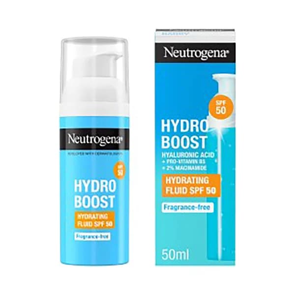 NEUTRÓGENA Hydro boost Crema facial hidratante sin perfume y con FPS 50 (muy alto) 50 ml. - 0.05 l - Imagen del producto en Findit