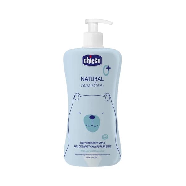 CHICCO Nautal sensation Gel de baño y champú para bebe desde 0 meses 500 ml. - 0.5 l - Imagen del producto en Findit