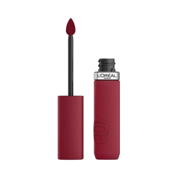L´ORÉAL PARIS Le matte resistance tono 500 Wine not? Labial líquido con acabado mate de larga duración (16 h). - 1 ud - Imagen del producto en Findit