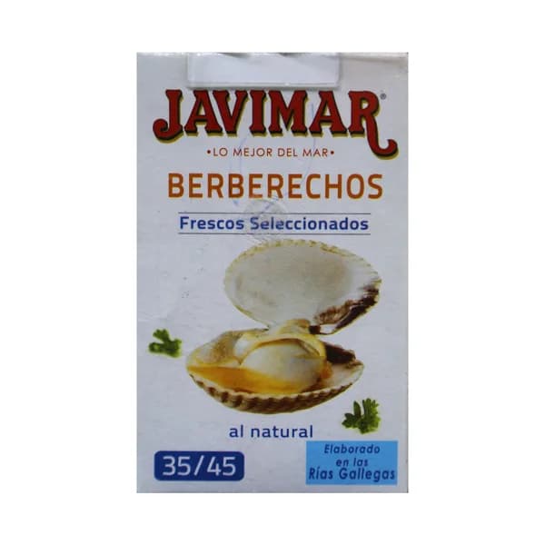 JAVIMAR Berberechos al natural 35/45 63 g. - 0.06 kg - Imagen del producto en Findit