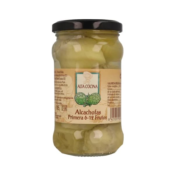 ALTA COCINA Alcachofas corazones primera 6/12 uds. 165 g. - 0.17 kg - Imagen del producto en Findit