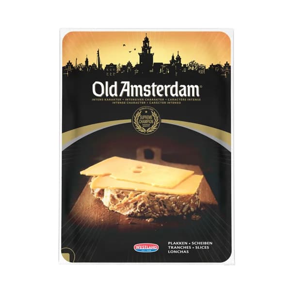 OLD AMSTERDAM Queso gouda lonchas OLD AMSTERDAM 125 g. - 0.13 kg - Imagen del producto en Findit
