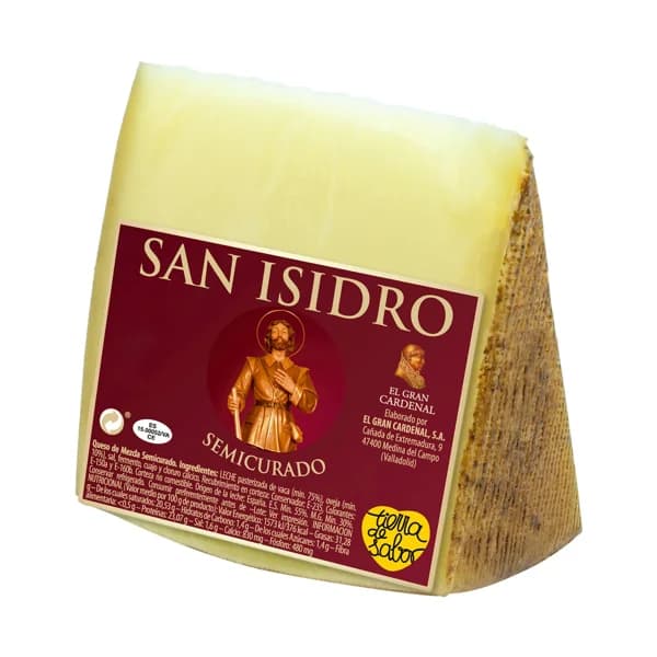 SAN ISIDRO Queso mezcla semicurado cuña 400 g. - 0.4 kg - Imagen del producto en Findit