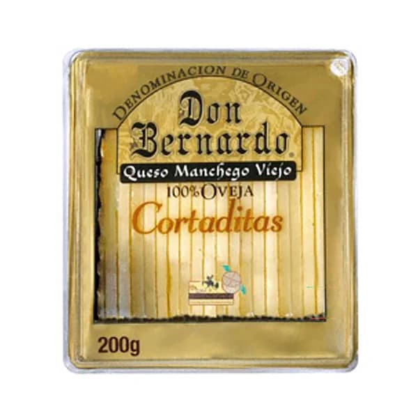 DON BERNARDO Queso cortado manchego cortaditas 200 g. - 0.2 kg - Imagen del producto en Findit