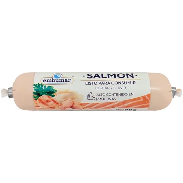 EMBUMAR Embutido salmón 70 g. - 0.07 kg - Imagen del producto en Findit