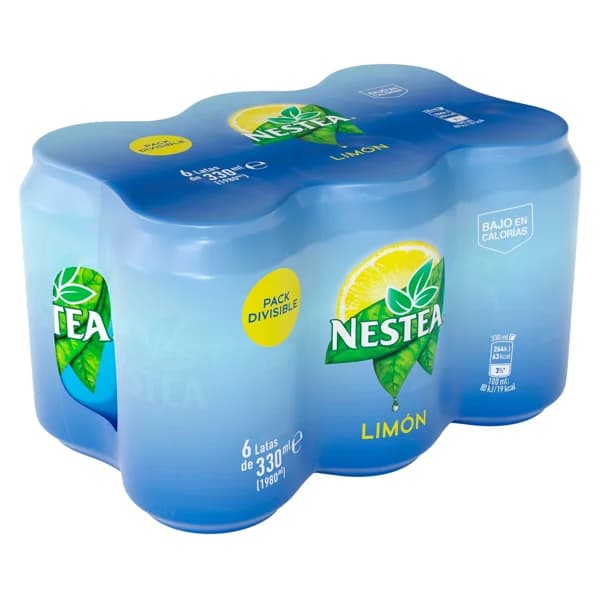 NESTEA Bebida te al limón pack 6 uds lata 33 cl - 1.98 l - Imagen del producto en Findit